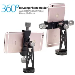 Accessories Cimapro CP5 All Metal Tripod Mount Adapter Cell Phone Clipper Holder Vertical 360 Rotation Tripod Stand for smart phones Tripod