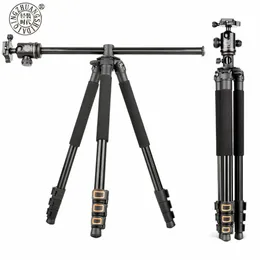 Accessories QZSD Q298H 2m High Horizontal Overhead Tripod for Camera Video Professional Extendable Tripod with Quick Release Plate Ball Head