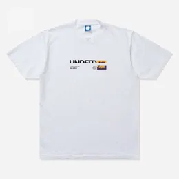 24ss nieufny pięć barów Spring New Men's and Women's Classic Minimalist Wzór 2023 T-shirt z krótkim rękawem