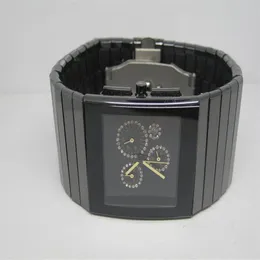 Nowy mody Man Watch Quartz Stopwatch Chronograph Watch For Man Brance Watch Black Ceramic RD05-2186Z