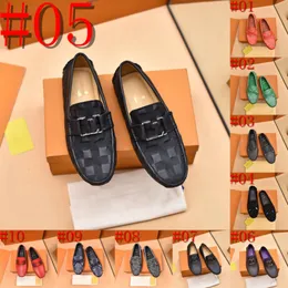 38MODEL 2024 Neue Social Fashion Loafer Männer Formale Schuhe Business Braun Slip-On Driving Schuhe Handgefertigte Luxus Designer Herren Schuhe größe 38-46