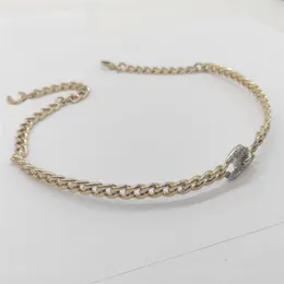 2023 Luxuriöser, hochwertiger Charm-Halsband mit geöffnetem Armreif und Anhänger mit zweifarbig plattiertem Diamanten und Boxstempel PS7443B277b