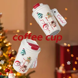 Garrafas de água GIANXI Classics Coffee Thermos Cup Portátil Simples Aço Inoxidável Frasco de Vácuo Natal Frio Isolamento Copos Drinkware 231216