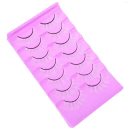 False Eyelashes 7 Pairs European And American Lashes Artificial Fiber Fake Eyelash For Women