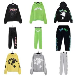 Designer Sweat à capuche Hommes Pantalons Rose 555 Young Thug Pantalons de survêtement Sp5der Survêtement Femmes Sweats à capuche Pull à capuche à manches longues129T 129T