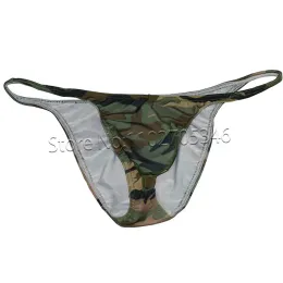 Kamuflage Mężczyznowe Torebki Bielizna Krótkie spodnie bikini mini poślizg pour homme dopasowanie koszulki