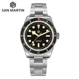 Outros relógios San Martin atualizado V2 BB58 6200 Edição Limitada Relógio 120 Cliques Matte Bezel NH35 Relógios Mecânicos Automáticos Sapphire 231216