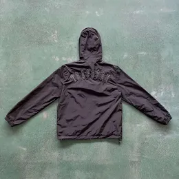 2023 Jacken Männer Trapstar Jacke Sportswear Irongate T Windjacke-schwarz Qualität gestickte Buchstaben Reißverschluss Sonnenschutz 688SSSS Mode