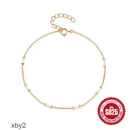 Charm Bracelets 925 스털링 실버 틈새 라이트 럭셔리 슈퍼 스파클링 다이아몬드 팔찌 핫 판매 INS 스타일 기질 인터넷 유명인 다용도 2024 Desig