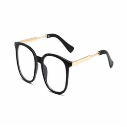 Neue Mode-Sonnenbrille, transparente Gläser, Designer-Sonnenglas, optische Gläser für Männer und Frauen, seitliche Metall-Quadrat-Brille, Vollformat, 245 K