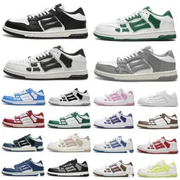 Skel Top Low Men Women Running Runway Shoes Sneaker White Orange Green Black Light Gray Blue Red Brown Panda Trainers Sport Sneakers Platform Shoe