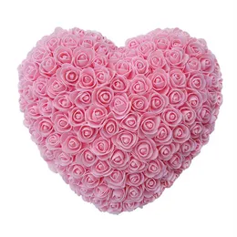 30cm kalp şekli taze korunmuş gül çiçek yapay çiçekler evlilik evi partisi dekorasyon Sevgililer Günü GI267J