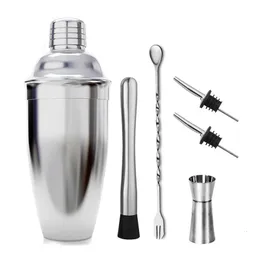 Bar Tools Upors Cocktail Shaker 550ml750 ml Rostfritt stål Vin Martini Boston Mixer för Party Bartender Accessories 231216