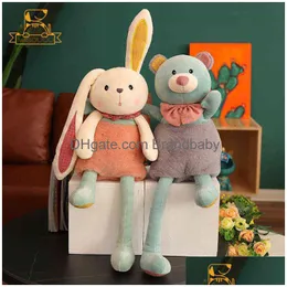 Poupées En Peluche Mignon Ours Lapin Poupée Lapin Animal Longue Jambe  Oreille Apaiser Bébé Jouets Drôle Mobile Dessin Animé Doux Oreiller Décor  Fille Roman Cadeau Dh7Hc Du 17,95 €