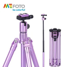 Tutucular Mefoto MF05 Tripod Reflekslenmiş Monopod Selfie Stick Mini Taşınabilir Kamera Standı Ball Head 5 Bölüm