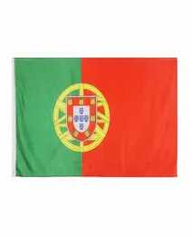 Bandeira de Portugal de alta qualidade 3x5 FT 90x150cm Bandeiras Festival Party Gift 100D Poliéster Interior Exterior Impresso Bandeiras Banners3089498