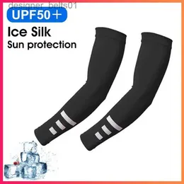 Sleevelet Armstulpen, Sommer-Eisseide, Sonnenschutz-Ärmel, Abdeckung für Herren, Radfahren, schnelltrocknend, feuchtigkeitsableitend, UV-Schutz, Sport-Armschützer für Damen, L231216