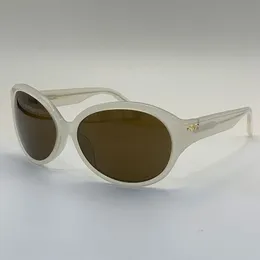 Occhiali da sole di marca Arco di Trionfo designer di lusso da donna di marca da uomo da donna in fibra di acetato classico telaio curvo trasparente occhiali da sole alla moda cat eye CL40271