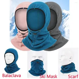 Bandanas Balaclava Ski Mask Winter Drager Thermer Camping Men Men Women Face و Mader Gaiter Fleece Motorcycle Cycling Orchves