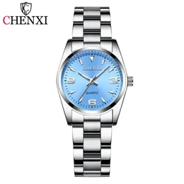 Outros relógios CHENXI Moda Casual para Mulheres Top Marca de Luxo Relógio de Quartzo Elegante Vestido Senhoras Relógios de Pulso de Aço Inoxidável Relógio 231216