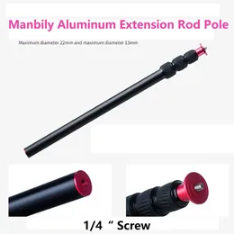 Holders Manbily LR244 Camera Extension Rod Extend Pole for Tripod Selfie Stick Monopods with 1/4" Screw