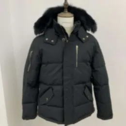 Designer homens inverno para baixo canadá jaqueta casacos de lazer ao ar livre casaco à prova de vento à prova d 'água puffer grosso colla real pele de lobo alces top knuckles gansos