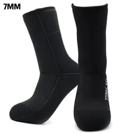 Meias esportivas 7mm neoprene meias de mergulho anti deslizamento engrossado quente natação surf meias botas de praia esportes aquáticos masculinos e femininos 231216