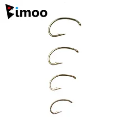 낚시 고리 bimoo 1000pcs 비행 묶기 묶음 님프 후크 버그 새우 번데기 애벌레 caddis 계란 파리 물고기 고리 건조 파리 갈고리 231216