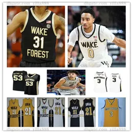 Баскетбольная майка Forest Wake Demon Deacons WF Пол Дункан Алондес Уильямс Джейк Ларавиа Дайвиен Уильямсон Исайя Муциус Уолтон Дамари Монсанто Хадим Си 4XL