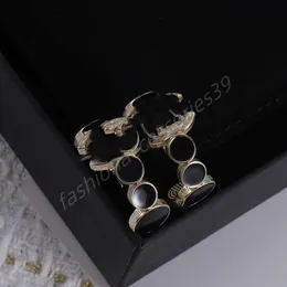 Den nya listan Diamond Jewelry CZ Studs Sterling Silver 925 Österrikisk Österrike Crystal 14K Gold Stud Filled Earrings For Women Earrings Designer för kvinnor