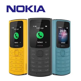 Odnowione telefony komórkowe Oryginalne Nokia 110 2G GSM Call Classic Nostalgia Gifts Mobilephone for Student Old Mans