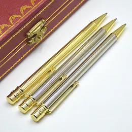 Luxury Santos Series CT Metal Ballpoint Pen Mały rozmiar mini edycja papierniczy biuro biurowy Piski Piski Wysoka jakość z numerem seryjnym