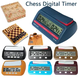 チェスゲームプロのチェスチェスクロックデジタル電子チェスクロックi-goコンペティションボードゲームカウントダウンタイマークロックデジタルタイマー231215
