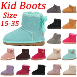 2024 وصول طفل Uggskid ug Kids Boots Uggssy Booties Australia Kid Snow Boot Designer Children