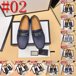 40MODELO 2024 Marca de Couro Pontiagudo Homens de Luxo Casual Condução Designer Marrom Preto Mocassins Mens Mocassins Italiano Vestido de Noiva Sapatos Tassel Tamanho 38-46