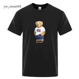 Polo T Shirt Brand Bear Bear Men's T-shirts Designer Waterpolo Shirt Sports Summer Cotton Fashion Luxury Clothes Dunks Clothes Mens Polo Shirt 1039