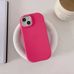 ألوان الحلوى المعدنية العادية لحالات iPhone 15 14 13 12 11 PRO MAX XR XR XS Frackproof Provective Soft TPU Cover Phone Case Factory