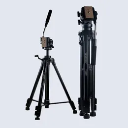Zubehör Fotostudio Neues Stativ Yunteng VCT880 Aluminiumstativ für DSLR-Kamera Unterstützung Flexibles Fotoständer-Kit