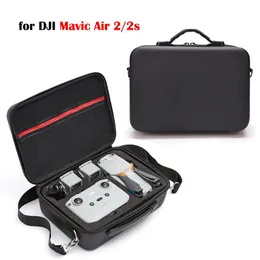 Acessórios mala portátil para dji mavic ar 2 2s drone casca dura caso de transporte viagem acessórios da bateria bolsa armazenamento à prova dwaterproof água