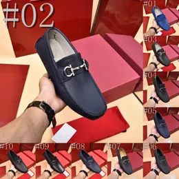 39Model 2024 Loafers Män Ny design Suede Loafers äkta läderslip på Moccasins Men Comfy Red Moccasin Driving Luxury Loafers For Men Size 38-46