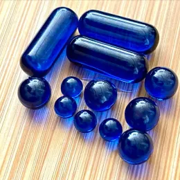 4mm 6mm Sapphire Blue Spining Terp Pearl Smoking Ball Spin Dab Insert Bead für Quarz Banger Rig Glas Bongs Zubehör ZZ