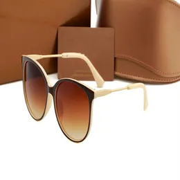 1719 1pcs moda óculos de sol óculos de sol designer homens mulheres marrom casos preto metal quadro escuro 50mm lentes para box271d