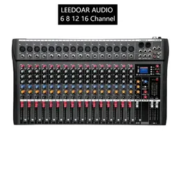 Mixer Professional Audio Mixer Computer Stage Recording USB Sound Card Bluetooth DJ Model CT60 CT80 CT120 CT160 6 8 12 16 Channel