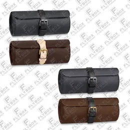 M47530 3 WATCH CASE Cosmetic Bag Toiletry Bags Men And Women Fashion Luxury Designer Clutch Bag Wallet Top Quality Purse Pouch N41137 M43385 Fast Delivery