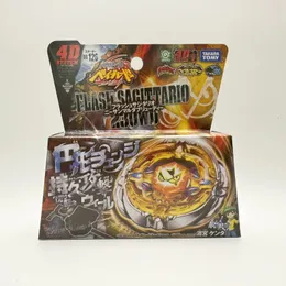 4D Beyblades Tomy Beyblade Metal Battle Fusion Top BB126 Flash Sagittario 230WD 4D 라이트 런처 231215