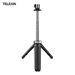 Accessoires Telesin GPMNP092X Mini Action Kamera Erweiterbares Selfie Stick Tripod Photography Desktop Stand für GoPro/ Insta360 One R