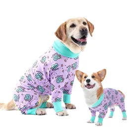 Costume de récupération de vêtements pour chiens, plaie abdominale après une chirurgie, prévention des blessures au léchage, pyjama à manches longues, perte 231216