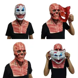 Party Masks Halloween Joker Jack Clown Scary Mask Vuxen Ghoulish Double Face Ski 2208232622