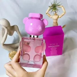 أعلى جودة Teddy Bear Perfume 100ml فقاعة العلكة Eau de Parfum رائحة طويلة الأمد EDP الفواكه الخشبي الزهور ملاحظات النساء عطر لعبة فتى كولونيا رذاذ