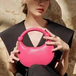 Цепочки COA-04 Высококачественная роскошная сумка в форме полумесяца Кожаная женская сумка через плечо на одно плечо